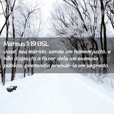 Picture 02 - Mateus 1:19 BSL - José, seu marido, sendo um homem justo, e não - Bible Verse Picture