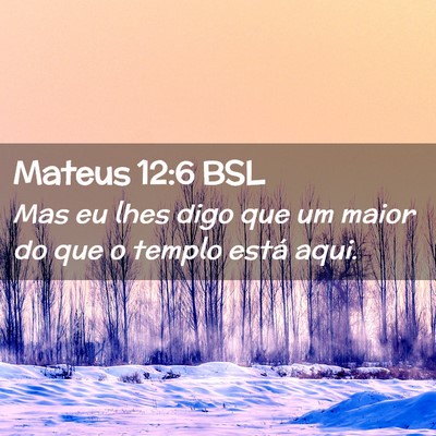 Picture 02 - Mateus 12:6 BSL - Mas eu lhes digo que um maior do que o templo - Bible Verse Picture