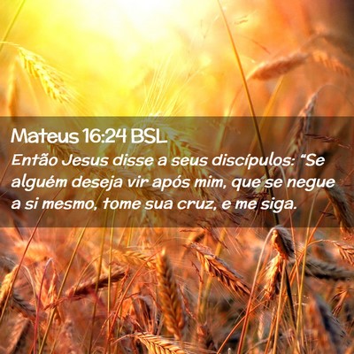 Picture 02 - Mateus 16:24 BSL - Então Jesus disse a seus discípulos: “Se - Bible Verse Picture