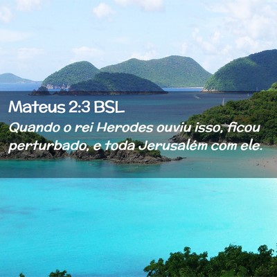 Picture 02 - Mateus 2:3 BSL - Quando o rei Herodes ouviu isso, ficou - Bible Verse Picture