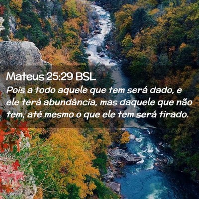 Picture 02 - Mateus 25:29 BSL - Pois a todo aquele que tem será dado, e ele - Bible Verse Picture