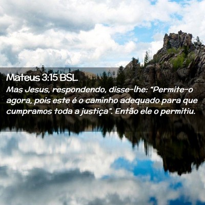 Picture 02 - Mateus 3:15 BSL - Mas Jesus, respondendo, disse-lhe: “Permite-o - Bible Verse Picture