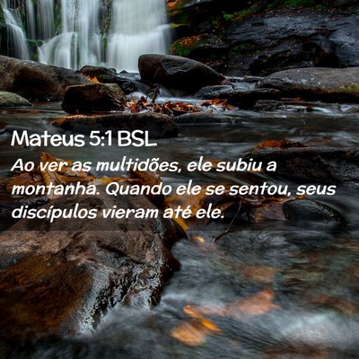 Picture 02 - Mateus 5:1 BSL - Ao ver as multidões, ele subiu a montanha. - Bible Verse Picture