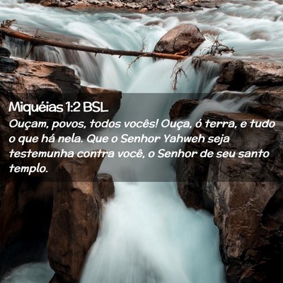 Picture 02 - Miquéias 1:2 BSL - Ouçam, povos, todos vocês! Ouça, ó terra, e - Bible Verse Picture