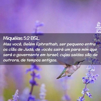 Picture 02 - Miquéias 5:2 BSL - Mas você, Belém Ephrathah, ser pequeno entre os - Bible Verse Picture