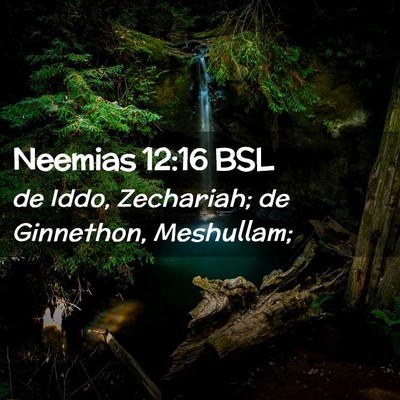 Picture 02 - Neemias 12:16 BSL - de Iddo, Zechariah; de Ginnethon, - Bible Verse Picture