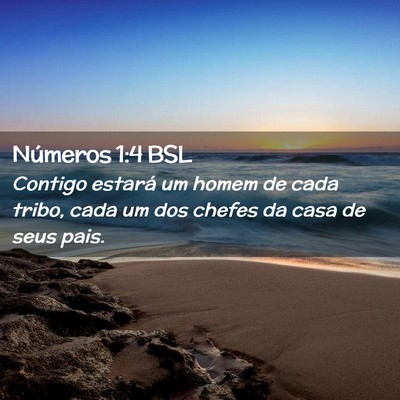 Picture 02 - Números 1:4 BSL - Contigo estará um homem de cada tribo, cada um - Bible Verse Picture