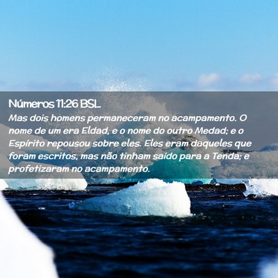Picture 02 - Números 11:26 BSL - Mas dois homens permaneceram no acampamento. O - Bible Verse Picture