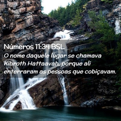 Picture 02 - Números 11:34 BSL - O nome daquele lugar se chamava Kibroth - Bible Verse Picture