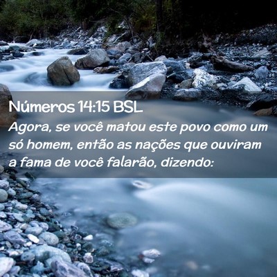 Picture 02 - Números 14:15 BSL - Agora, se você matou este povo como um só - Bible Verse Picture