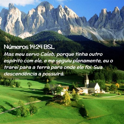 Picture 02 - Números 14:24 BSL - Mas meu servo Caleb, porque tinha outro espírito - Bible Verse Picture