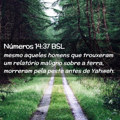 Picture 02 - Números 14:37 BSL - mesmo aqueles homens que trouxeram um relatório - Bible Verse Picture