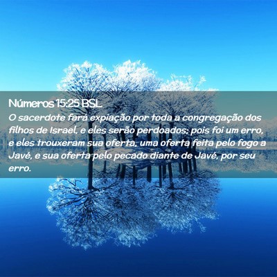 Picture 02 - Números 15:25 BSL - O sacerdote fará expiação por toda a - Bible Verse Picture