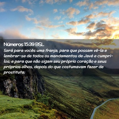 Picture 02 - Números 15:39 BSL - Será para vocês uma franja, para que possam - Bible Verse Picture