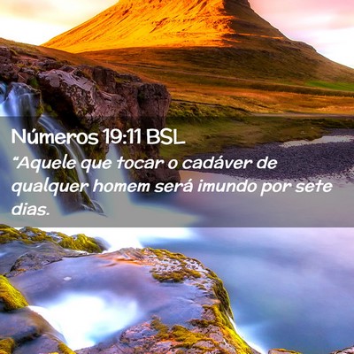 Picture 02 - Números 19:11 BSL - “Aquele que tocar o cadáver de qualquer homem - Bible Verse Picture
