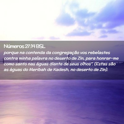 Picture 02 - Números 27:14 BSL - porque na contenda da congregação vos - Bible Verse Picture