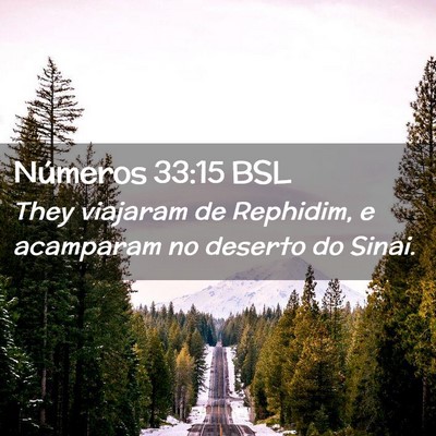 Picture 02 - Números 33:15 BSL - They viajaram de Rephidim, e acamparam no deserto - Bible Verse Picture