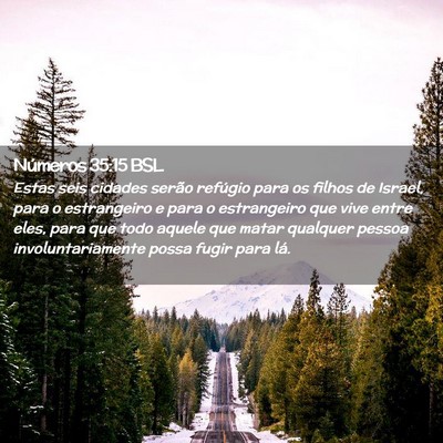 Picture 02 - Números 35:15 BSL - Estas seis cidades serão refúgio para os filhos - Bible Verse Picture