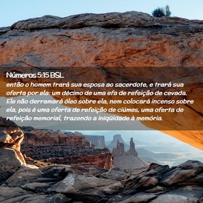 Picture 02 - Números 5:15 BSL - então o homem trará sua esposa ao sacerdote, e - Bible Verse Picture