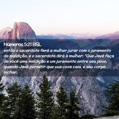 Picture 02 - Números 5:21 BSL - então o sacerdote fará a mulher jurar com o - Bible Verse Picture