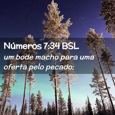 Picture 02 - Números 7:34 BSL - um bode macho para uma oferta pelo - Bible Verse Picture
