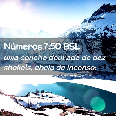 Picture 02 - Números 7:50 BSL - uma concha dourada de dez shekels, cheia de - Bible Verse Picture