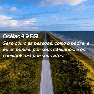 Picture 02 - Oséias 4:9 BSL - Será como as pessoas, como o padre; e eu os - Bible Verse Picture