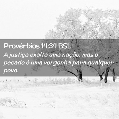 Picture 02 - Provérbios 14:34 BSL - A justiça exalta uma nação, mas o pecado é - Bible Verse Picture