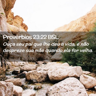 Picture 02 - Provérbios 23:22 BSL - Ouça seu pai que lhe deu a vida, e não despreze - Bible Verse Picture