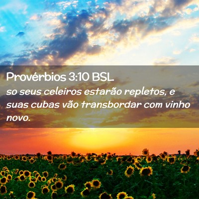 Picture 02 - Provérbios 3:10 BSL - so seus celeiros estarão repletos, e suas cubas - Bible Verse Picture