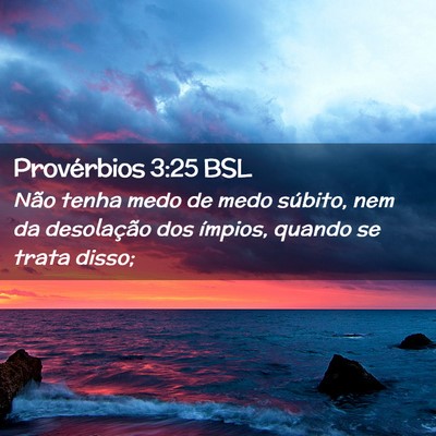 Picture 02 - Provérbios 3:25 BSL - Não tenha medo de medo súbito, nem da - Bible Verse Picture