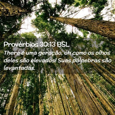 Picture 02 - Provérbios 30:13 BSL - There é uma geração, oh como os olhos deles - Bible Verse Picture