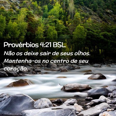 Picture 02 - Provérbios 4:21 BSL - Não os deixe sair de seus olhos. Mantenha-os no - Bible Verse Picture