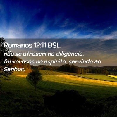 Picture 02 - Romanos 12:11 BSL - não se atrasem na diligência, fervorosos no - Bible Verse Picture