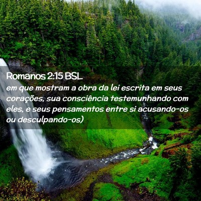 Picture 02 - Romanos 2:15 BSL - em que mostram a obra da lei escrita em seus - Bible Verse Picture
