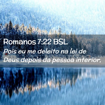 Picture 02 - Romanos 7:22 BSL - Pois eu me deleito na lei de Deus depois da - Bible Verse Picture