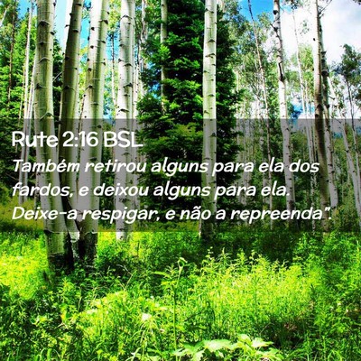 Picture 02 - Rute 2:16 BSL - Também retirou alguns para ela dos fardos, e - Bible Verse Picture