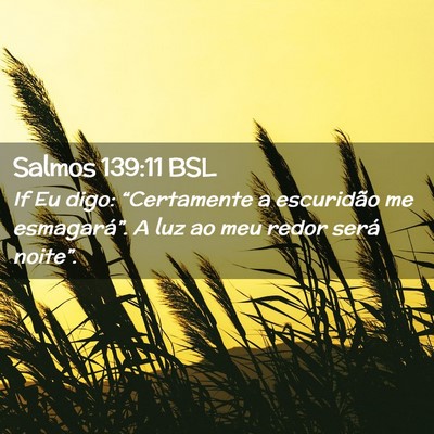 Picture 02 - Salmos 139:11 BSL - If Eu digo: “Certamente a escuridão me - Bible Verse Picture