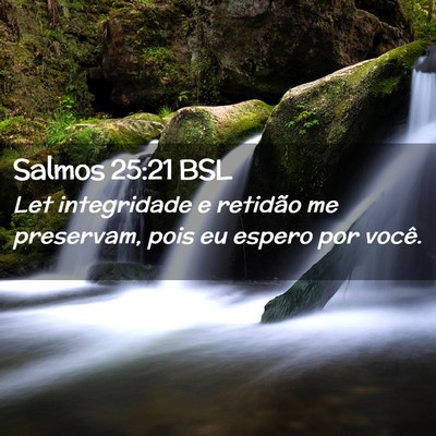 Picture 02 - Salmos 25:21 BSL - Let integridade e retidão me preservam, pois eu - Bible Verse Picture