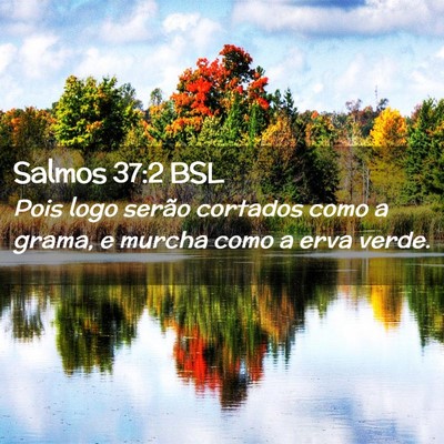 Picture 02 - Salmos 37:2 BSL - Pois logo serão cortados como a grama, e murcha - Bible Verse Picture
