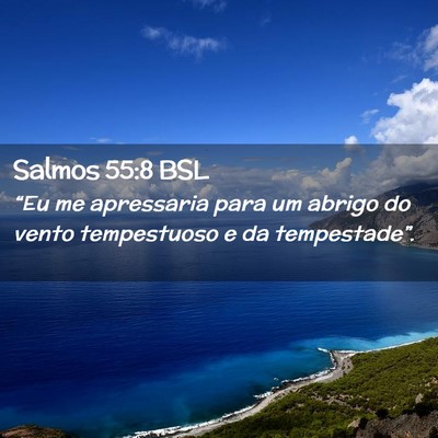 Picture 02 - Salmos 55:8 BSL - “Eu me apressaria para um abrigo do vento - Bible Verse Picture
