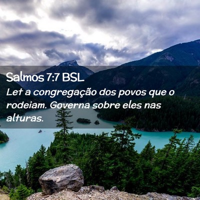 Picture 02 - Salmos 7:7 BSL - Let a congregação dos povos que o rodeiam. - Bible Verse Picture