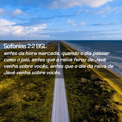 Picture 02 - Sofonias 2:2 BSL - antes da hora marcada, quando o dia passar como o - Bible Verse Picture