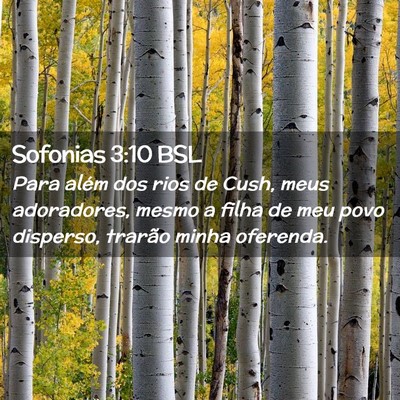 Picture 02 - Sofonias 3:10 BSL - Para além dos rios de Cush, meus adoradores, - Bible Verse Picture