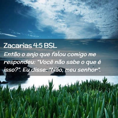 Picture 02 - Zacarias 4:5 BSL - Então o anjo que falou comigo me respondeu: - Bible Verse Picture