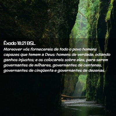 Picture 02 - Êxodo 18:21 BSL - Moreover vós fornecereis de todo o povo homens - Bible Verse Picture