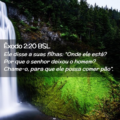 Picture 02 - Êxodo 2:20 BSL - Ele disse a suas filhas: “Onde ele está? Por - Bible Verse Picture