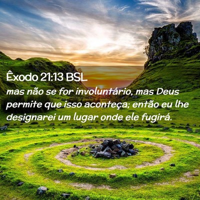 Picture 02 - Êxodo 21:13 BSL - mas não se for involuntário, mas Deus permite - Bible Verse Picture
