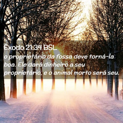Picture 02 - Êxodo 21:34 BSL - o proprietário da fossa deve torná-la boa. Ele - Bible Verse Picture
