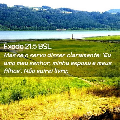 Picture 02 - Êxodo 21:5 BSL - Mas se o servo disser claramente: 'Eu amo meu - Bible Verse Picture